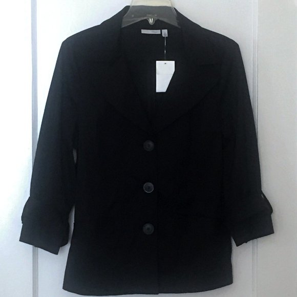 NWT Versatile Jacket Shacket Blazer w TRENCH DETAILS Nordstrom - Picture 6 of 8